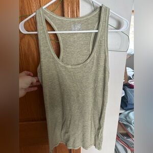 Converse Light Olive Tank Top